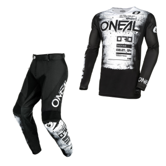 O'Neal Mayhem SCARZ Race Kit Black/White