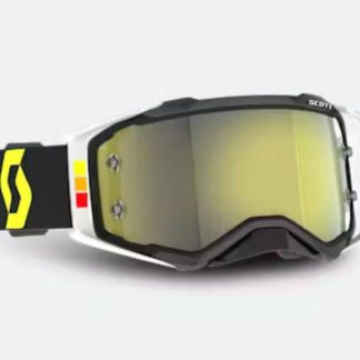 Scott Prospect Pro Circuit MX Goggles Black-White - Yellow Chrome Works
