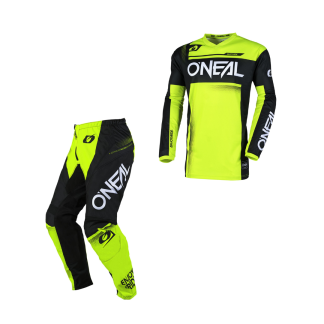 O'Neal ELEMENT RACEWEAR Race Kit Black/Neon Yellow